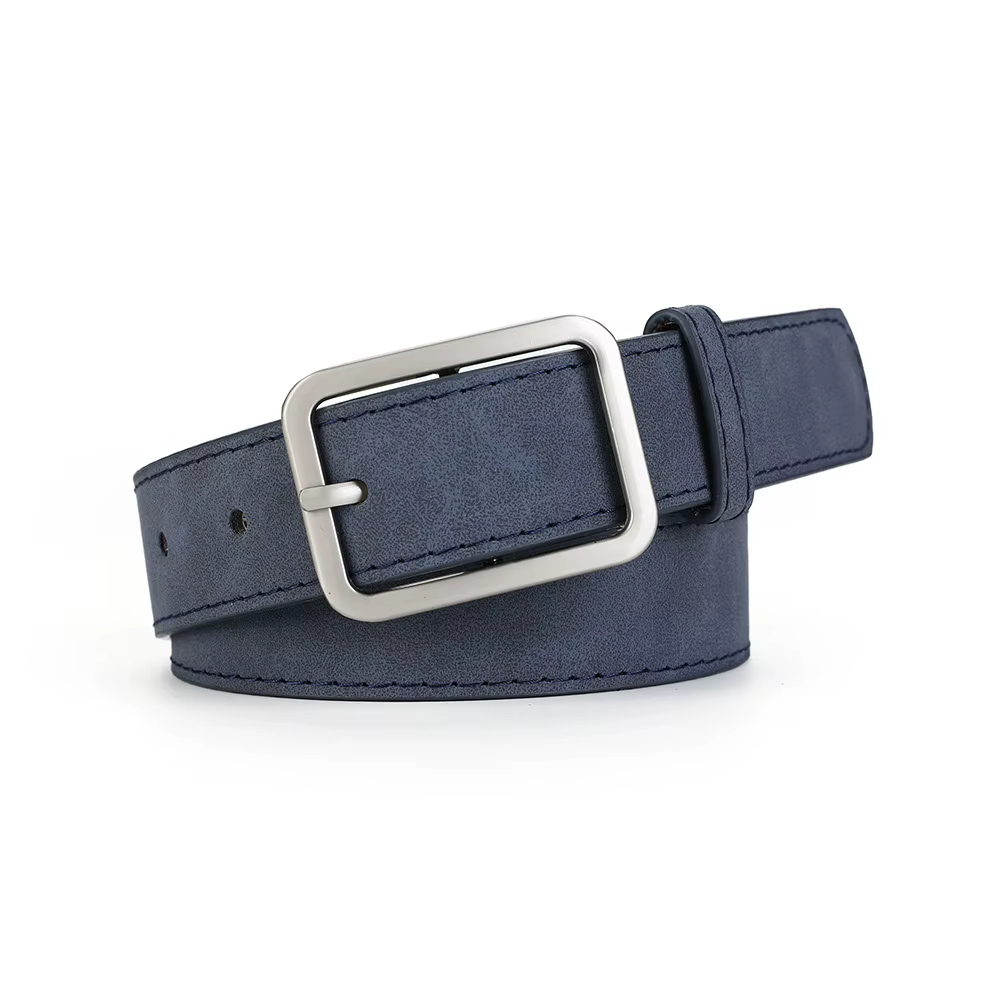 Ceinture polyvalente en cuir givré rétro pour hommes 08