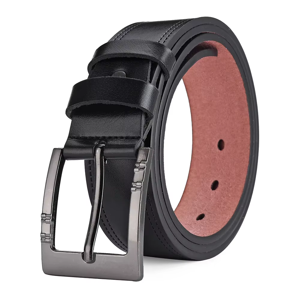 Cuir véritable pour hommes de haute qualité boucle jean peau de vache ceintures décontractées affair