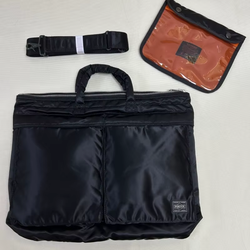 Porte-documents souple Porter 622-26110 40*31cm avec bandoulière, sac à main, sacoche d'affaires gra