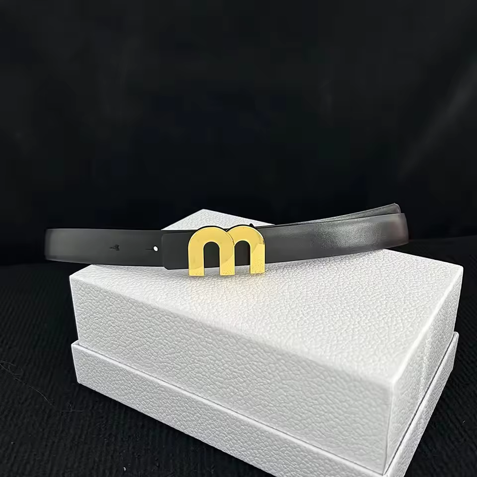 2025 nouvelles ceintures minces 2.5cm pour femmes filles mode ceinture en cuir de vachette boucle en