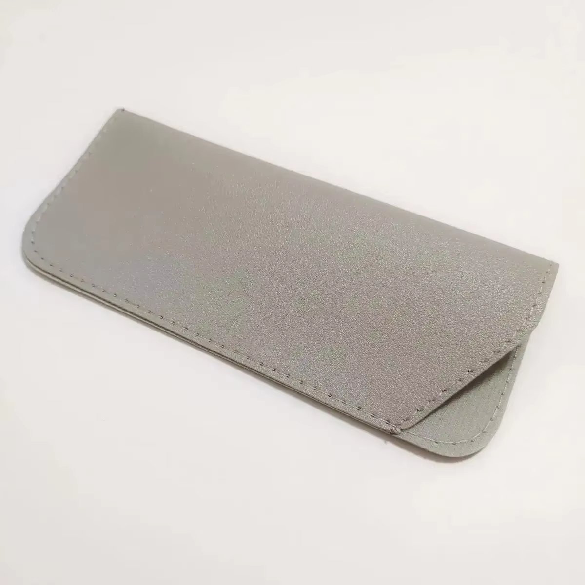 1pc Étui à lunettes souple en cuir PU tendance, étui à lunettes de lecture, housse de protection por
