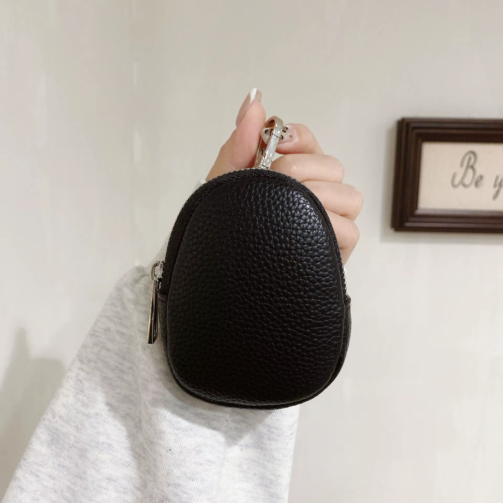 Mini porte-monnaie en cuir PU pour femmes, sac de rangement pour clés de rouge à lèvres, portefeuill