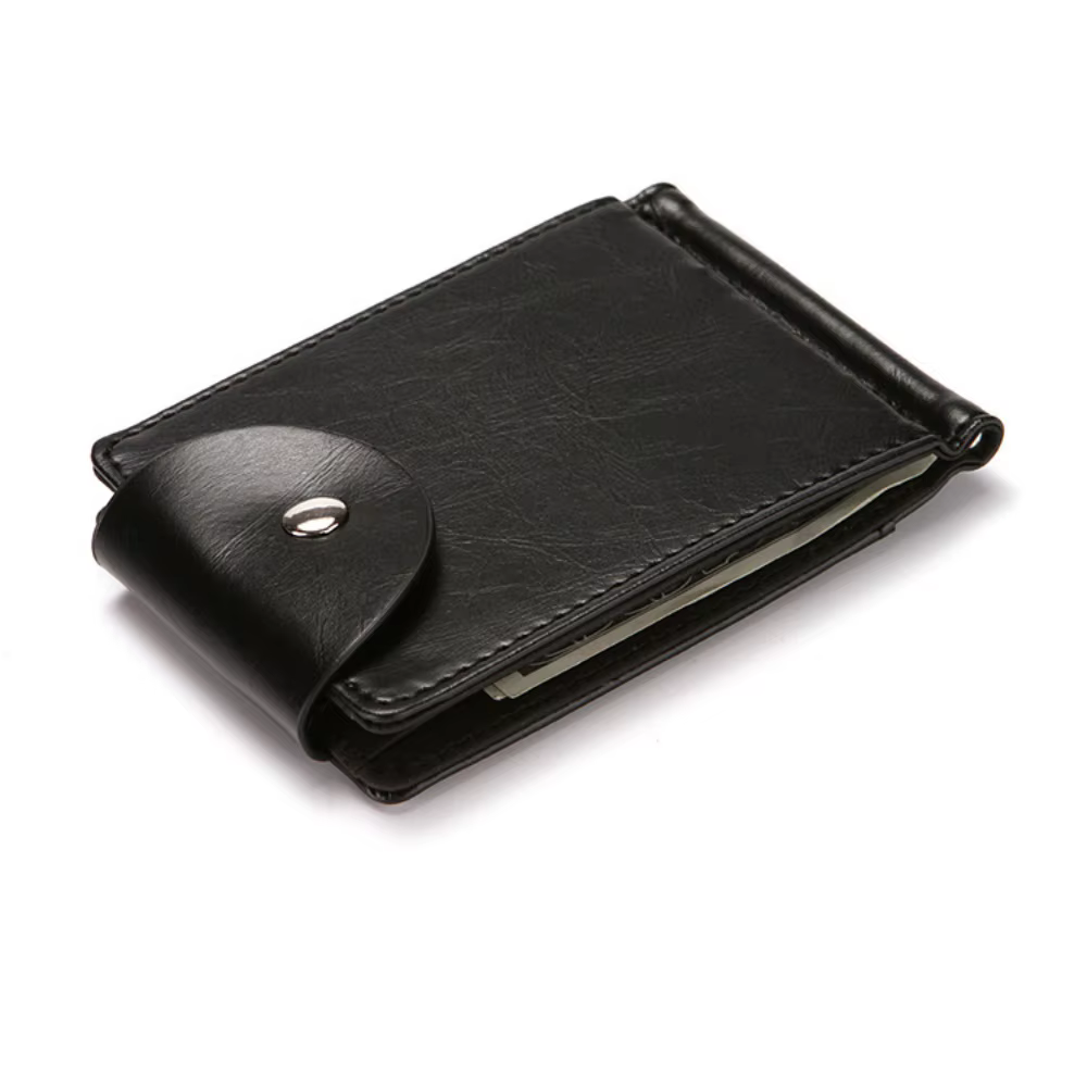 Portefeuille tendance pour homme, porte-cartes créatif, étui à rabat pour carte d'identité professio