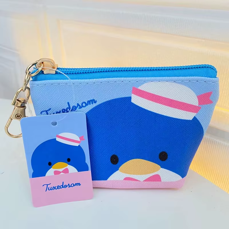 Sanurgente Cinnamoroll Kuromi Porte-monnaie, Hellokitty Melody, Dessin animé mignon Pochacco, Petit 
