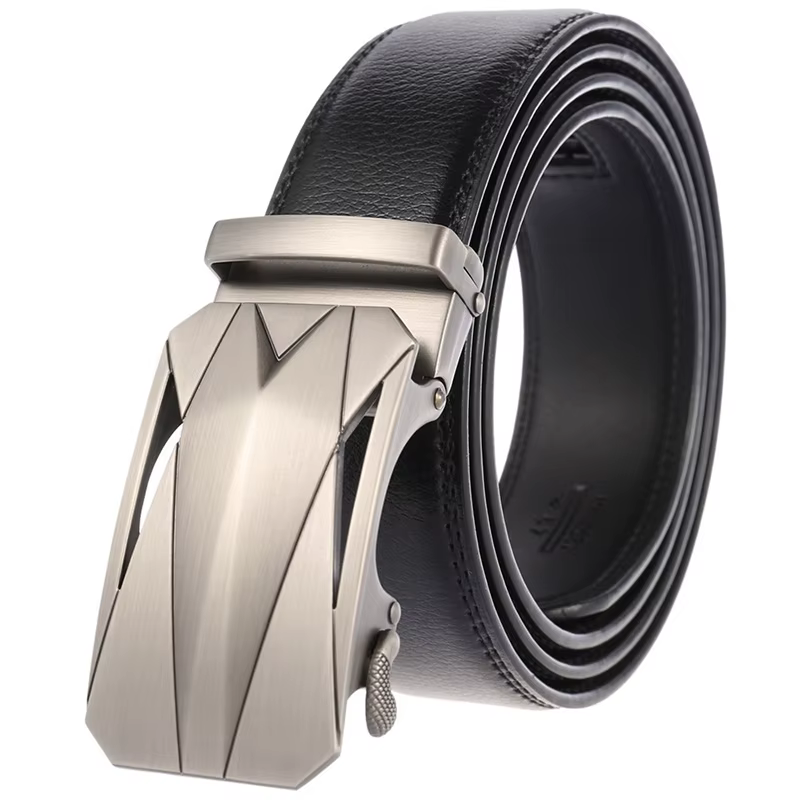 Ceinture longue en métal argenté pour hommes, taille 180 170 160 150 140 130cm, grande taille, boucl