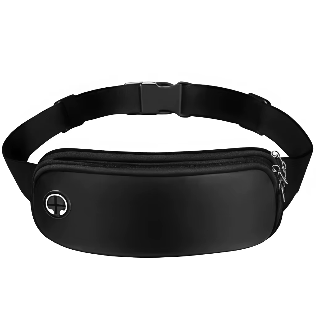Sac de taille de course, ceinture de sport avec poche zippée – pochette de téléphone sans rebond pou
