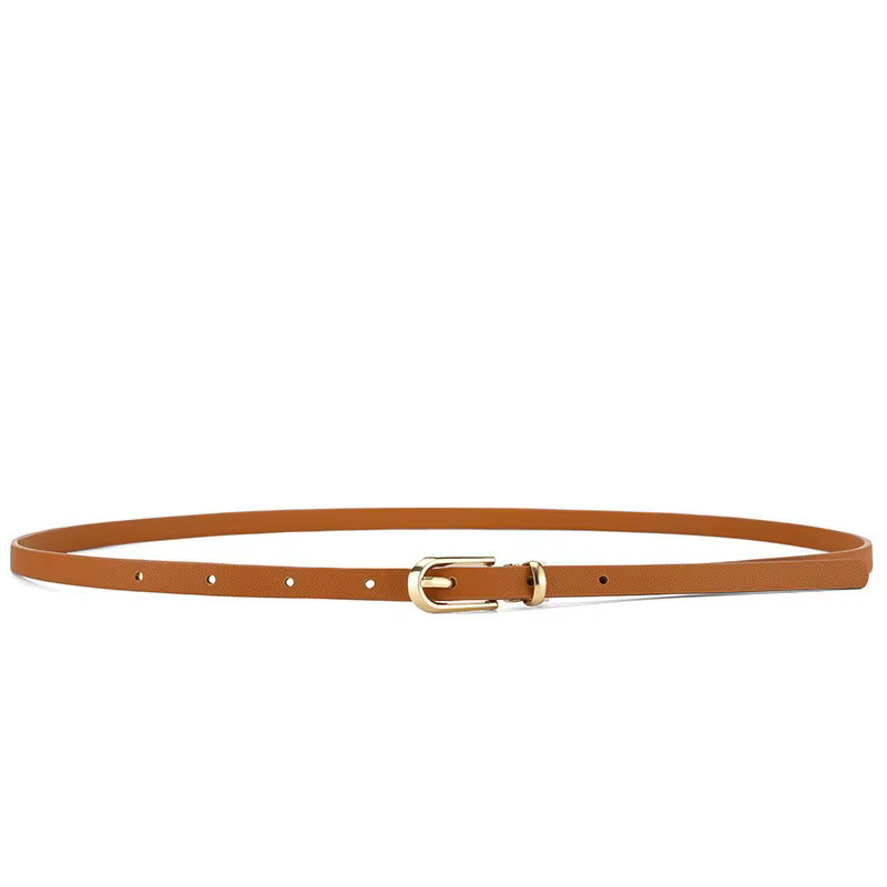 Ceinture fine pour femme, version coréenne, tendance, polyvalente, multicolore, simple, décontractée