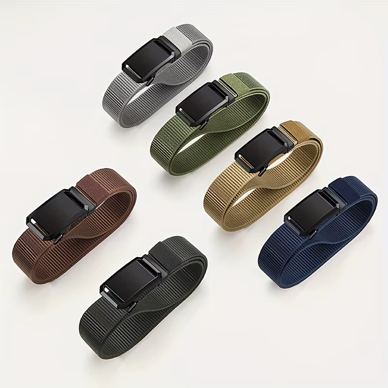 Ceinture en toile à boucle automatique de qualité supérieure – Vêtements de travail tactiques durabl