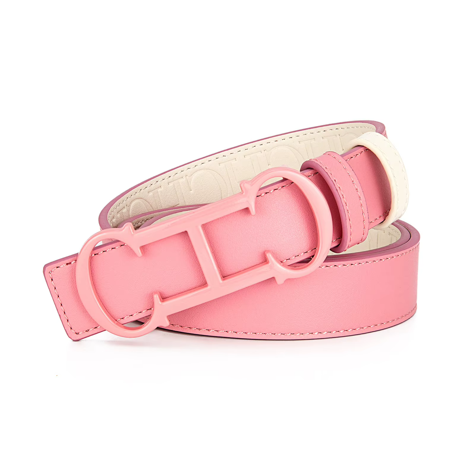 Ceinture réversible pour femme, 2 tailles, ceinture en cuir double face, coffret cadeau, sangle conf