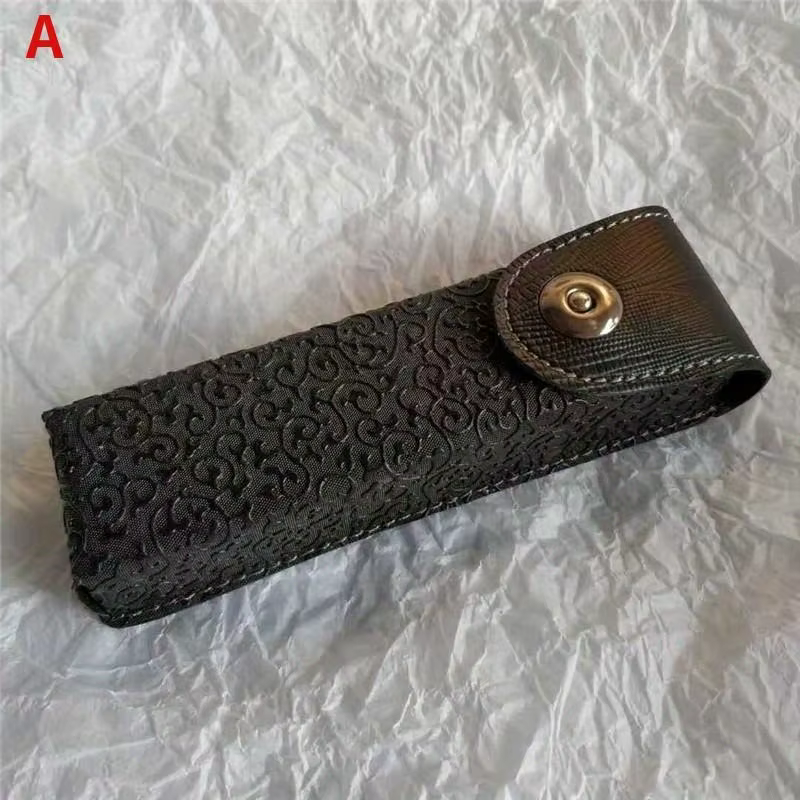 Étui à lunettes presbytes en cuir classique pour hommes et femmes, boîte à lunettes élégante en cuir