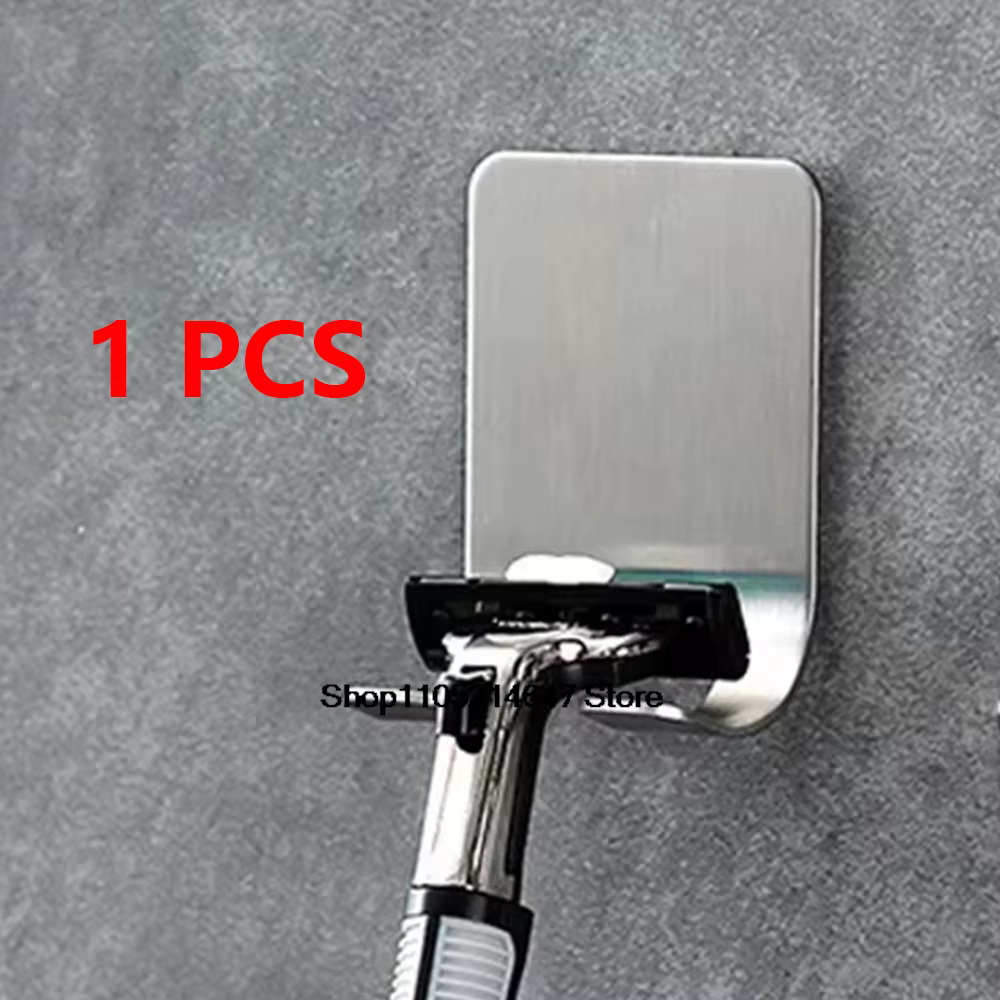 Porte-rasoir en acier inoxydable pour hommes, support de rasoir, étagère de rangement pour rasoir, o