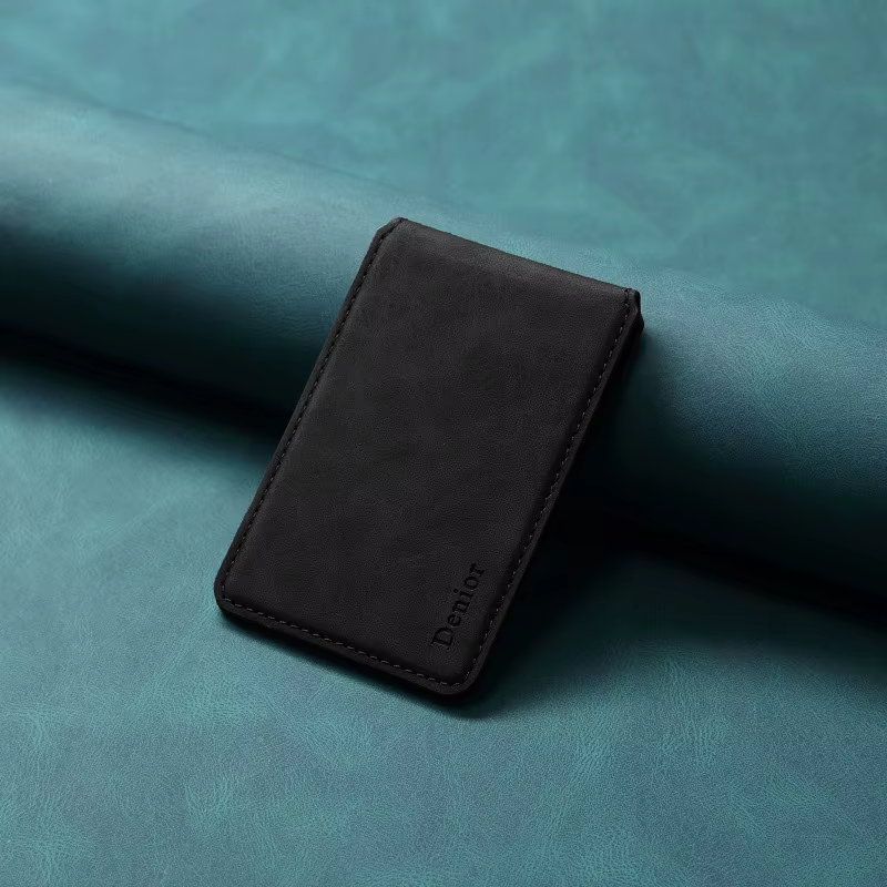 Porte-cartes en cuir pour hommes, fonction appropriée, étui de téléphone, porte-cartes de luxe, port