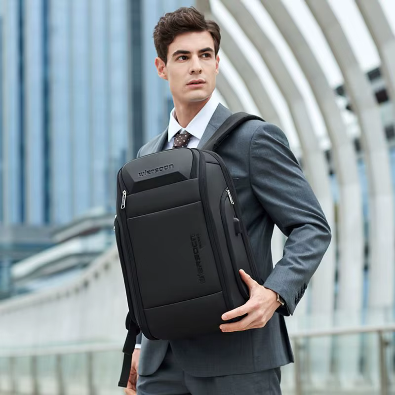 Sac à dos d'affaires 35 L pour hommes, étanche, grande capacité, voyage d'affaires, mot de passe mul