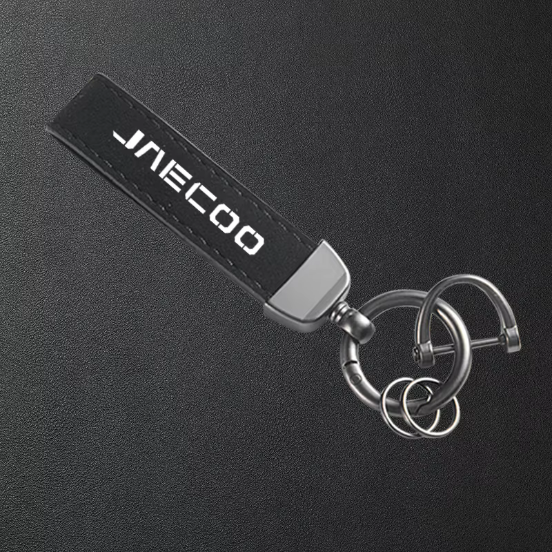Porte-clés en cuir suédé de haute qualité pour voiture CHERY JAECOO J7 PHEV JAECOO J8 J5 EV, accesso