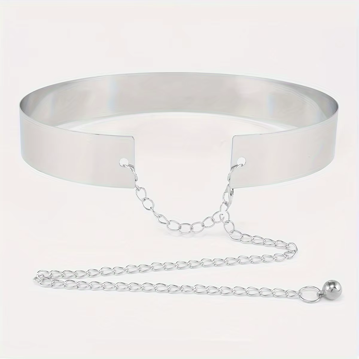 Ceinture classique en métal doré, chaîne de taille réglable, tendance, robe élégante, bijoux de corp