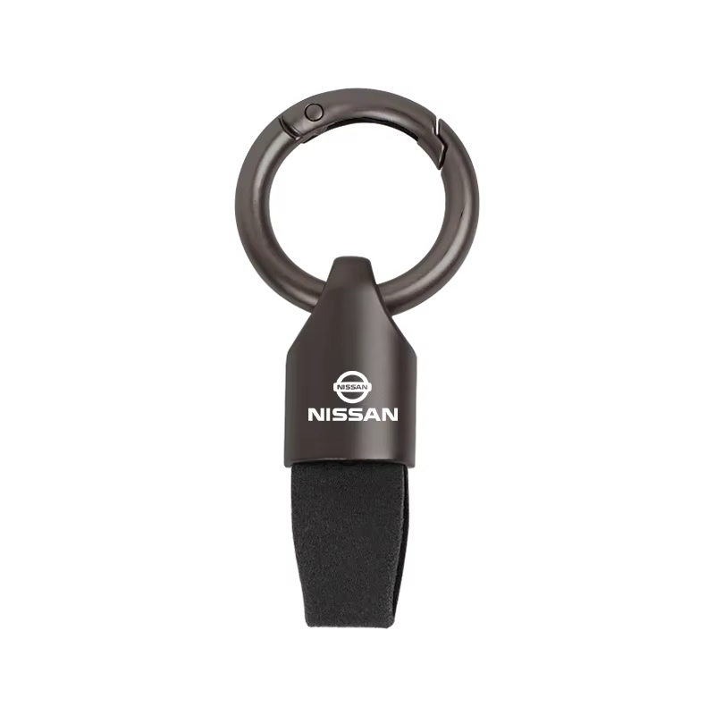 Porte-clés de luxe en daim/métal pour hommes et femmes, porte-clés à la mode pour Nissan Sylphy N7 T