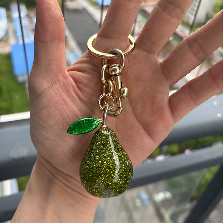 Porte-clés pendentif de sac à main à breloque cerise pour femmes, exquis, célèbre sur Internet, acce