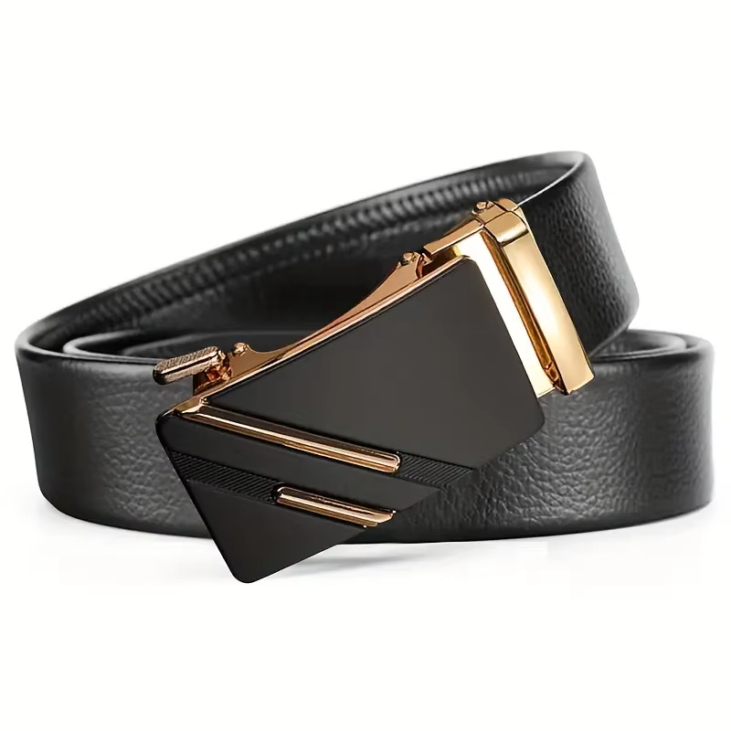 Hommes ceinture en cuir ceinture en alliage de métal boucle automatique marque de luxe Design ceintu