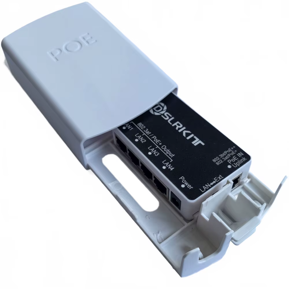 PoE ++-Commutateur de passage PoE à 5 ports Gigabit, 90Watt, extension extérieure, stérilisation 3bt
