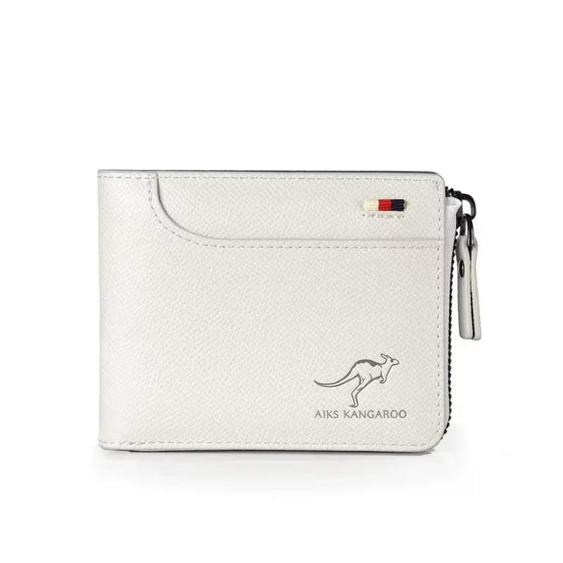 Portefeuille en cuir PU pour hommes, porte-cartes de crédit RFID, portefeuilles pour hommes, sac à m