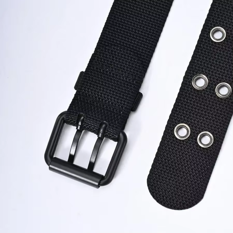 Nouveaux hommes respirant en Nylon tissu ceinture de sport de plein air ceinture boucle ardillon pan