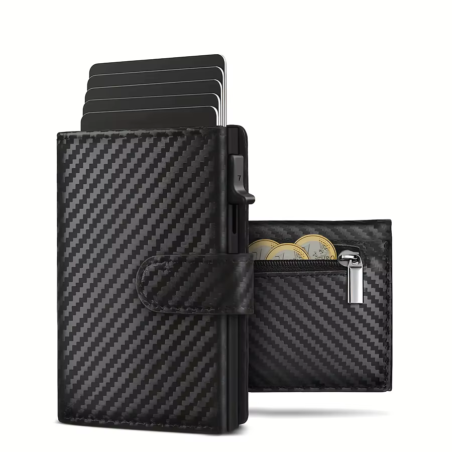 Portefeuille pour hommes avec porte-monnaie Protection RFID portefeuille mince portefeuille pour car
