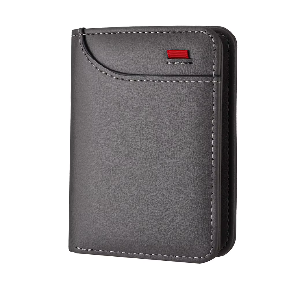 Portefeuille Vertical multi-cartes pour hommes, petit portefeuille pour permis de conduire, Mini sac