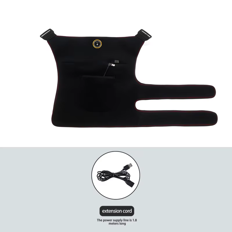 Ceinture de massage vibrante chauffante réglable pour le soutien des hanches et des cuisses, pour la