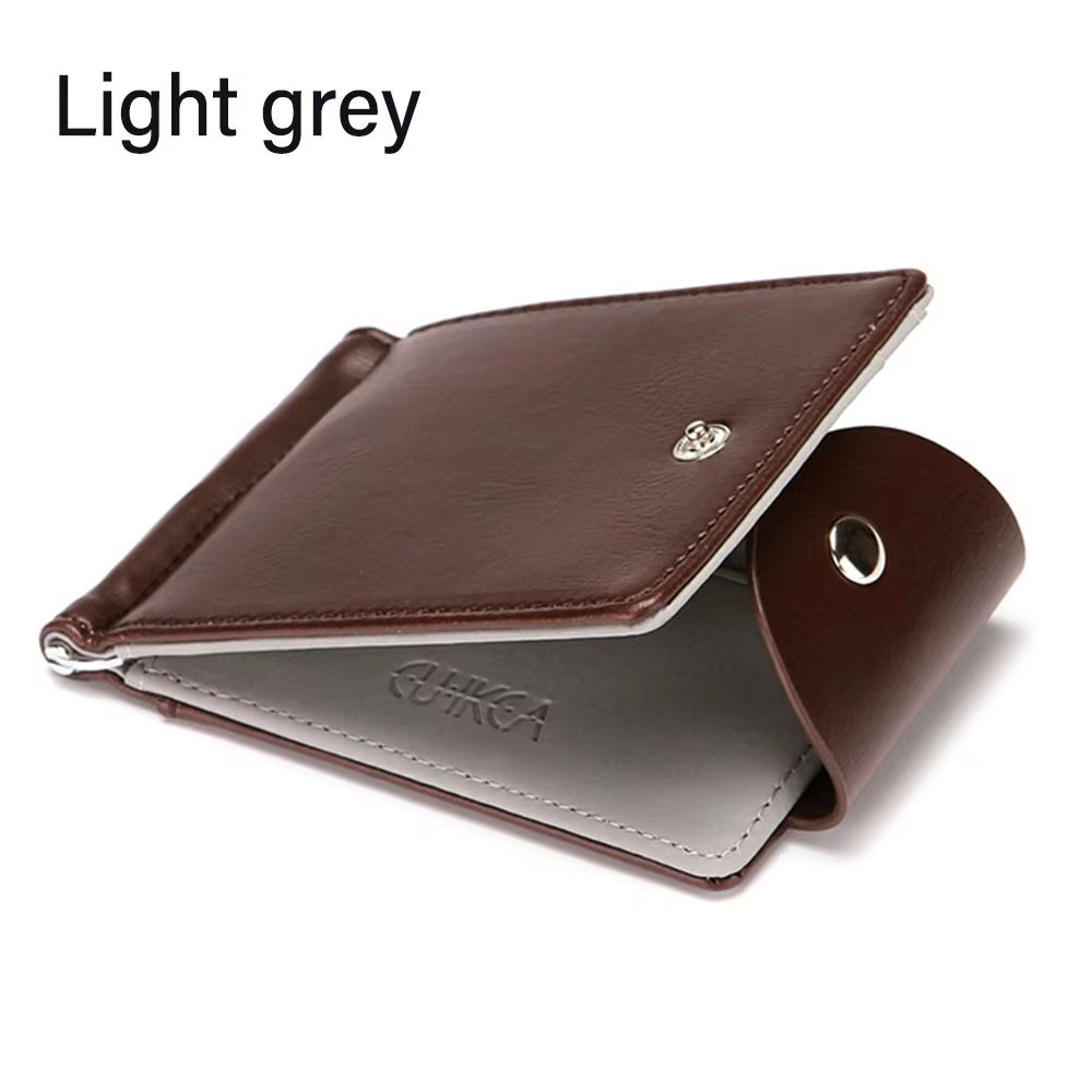 Portefeuille en cuir PU pour hommes, porte-cartes, sac à main de mode masculin, petit sac d'argent à