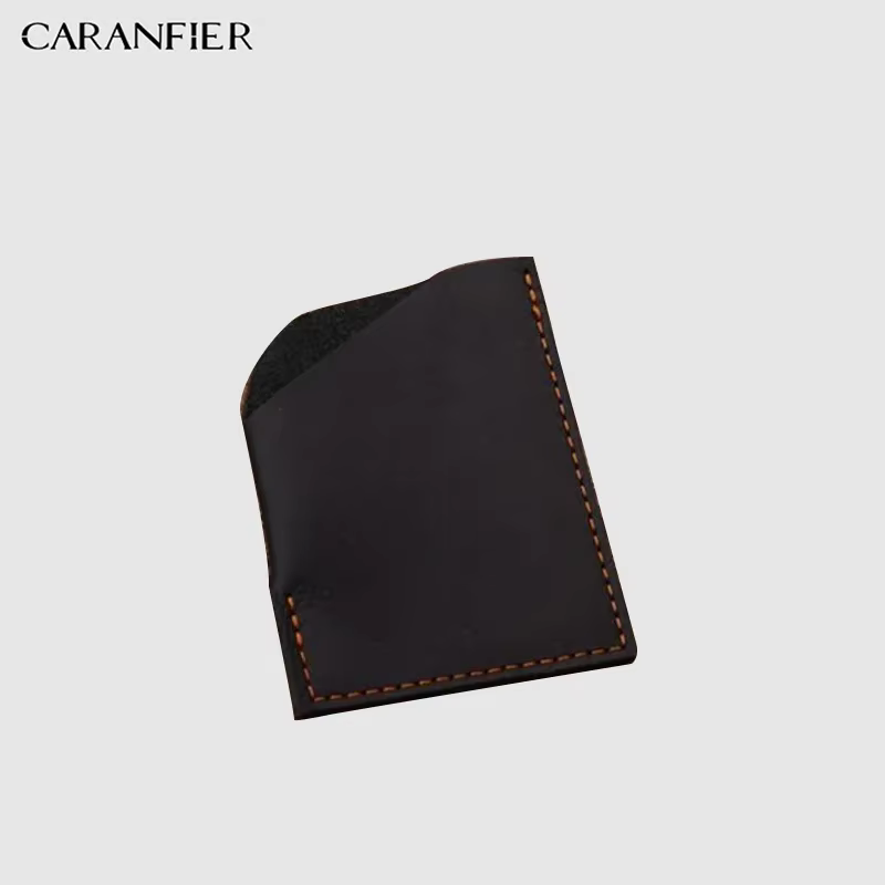 CARANFIER portefeuilles pour hommes porte-carte Premium fabriqué en cuir véritable Cartera Ultra-min