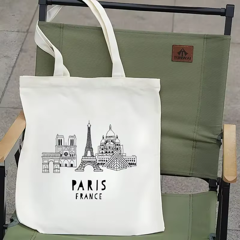Sac fourre-tout de voyage Paris pour femmes, sac à bandoulière avec tour Eiffel, sac de voyage, Desi