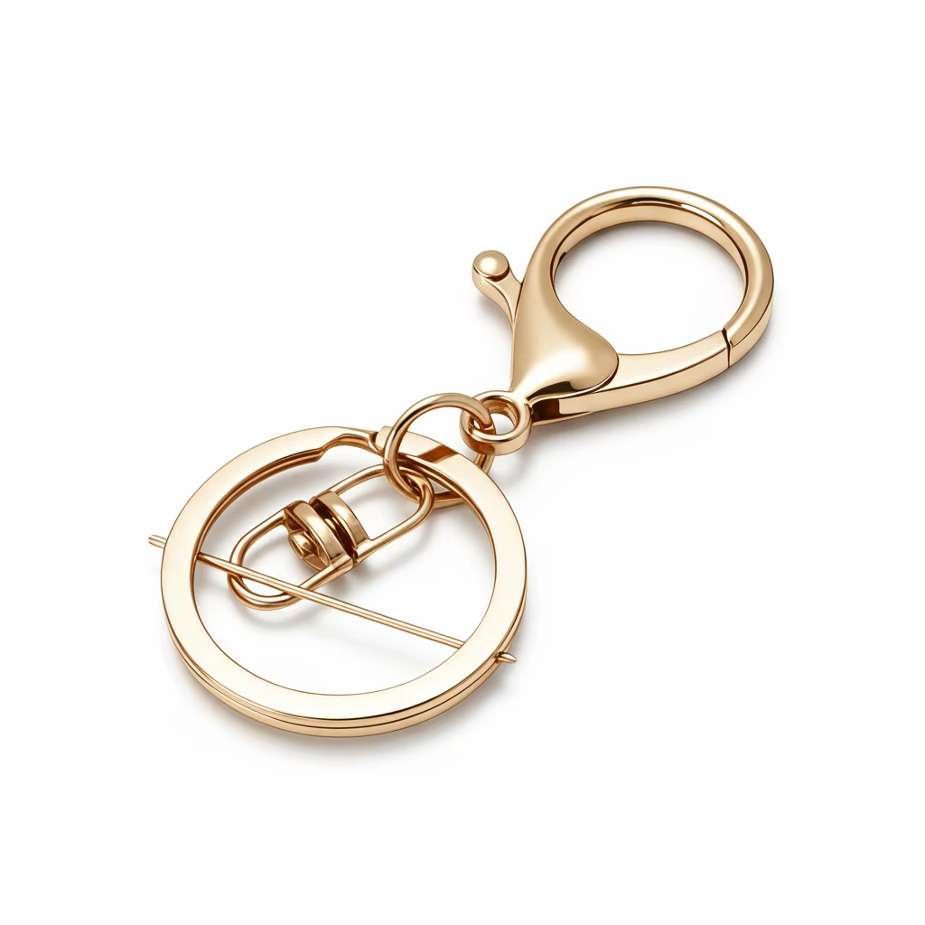 Porte-clés avec fermoir mousqueton long de 70mm, 6 à 50 pièces/lot, pour la fabrication de bijoux, a