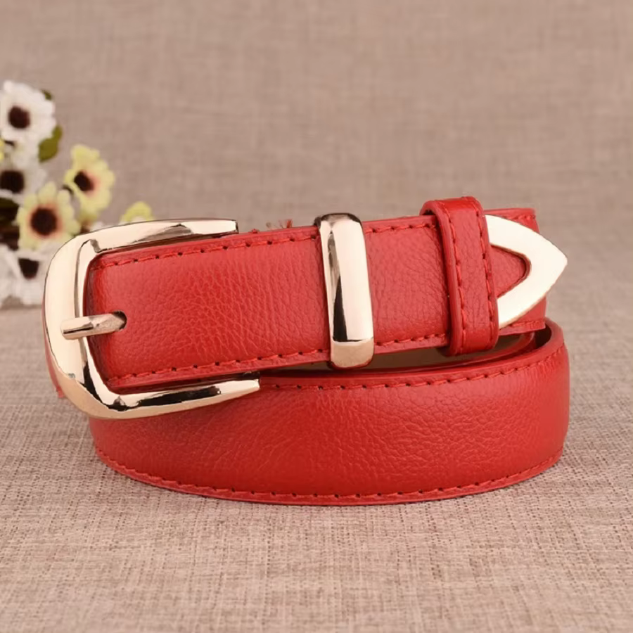 Ceinture de pantalon en cuir pour femmes, tendance, blanche, mode, haute qualité, solide, Vintage, b