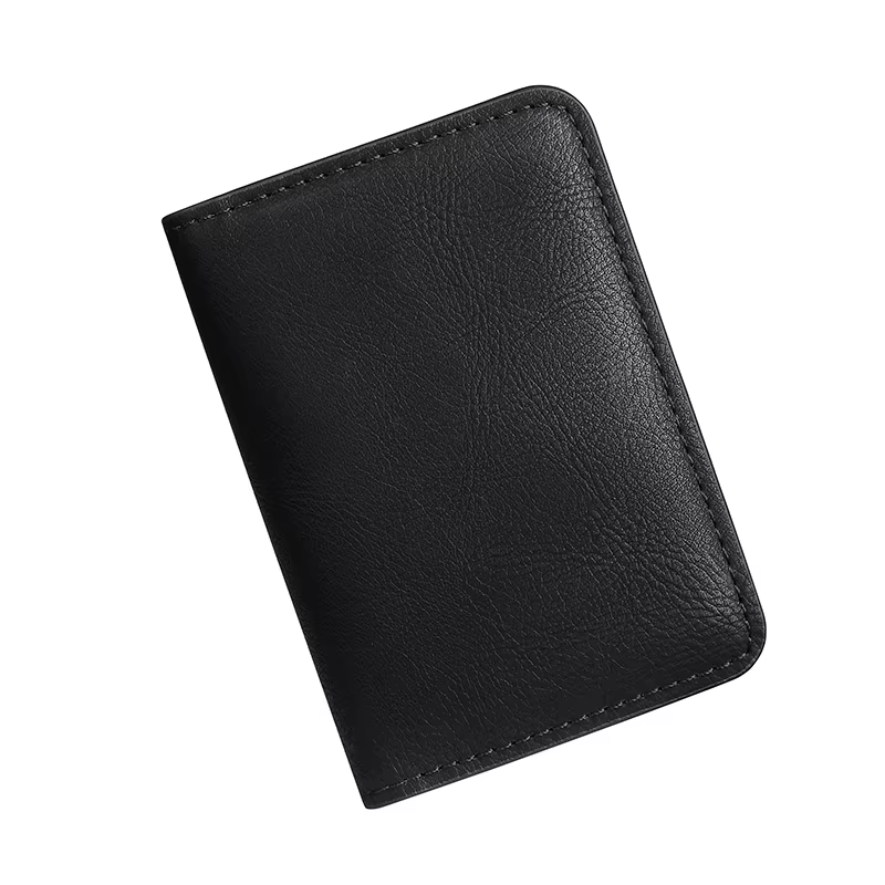 Portefeuille de poche avant en cuir pour hommes, blocage Rfid, mince, minimaliste, porte-carte de cr