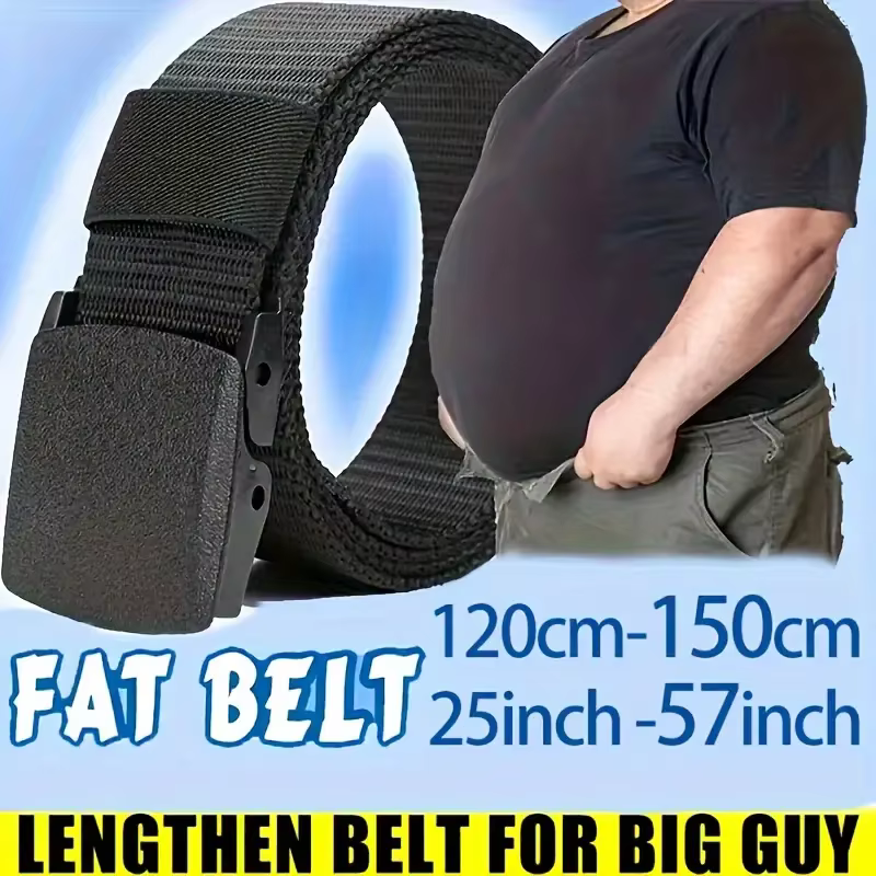 Ceinture en Nylon de grande taille 150CM 120CM-boucle automatique militaire chasse en plein air cein