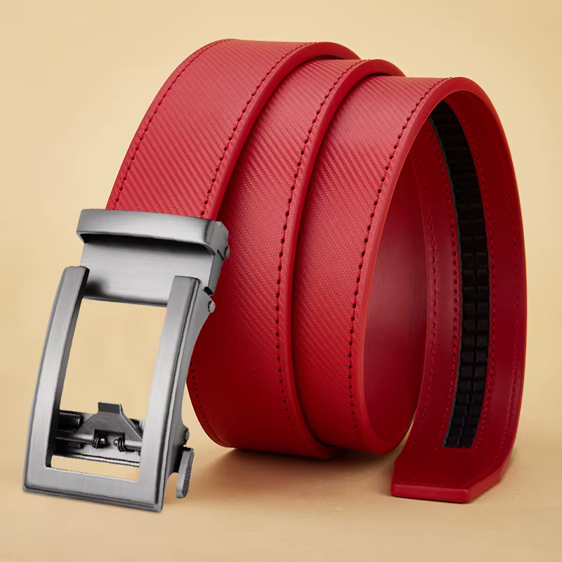 Ceinture automatique en cuir véritable pour hommes, haute qualité, designer, cadeau de Noël