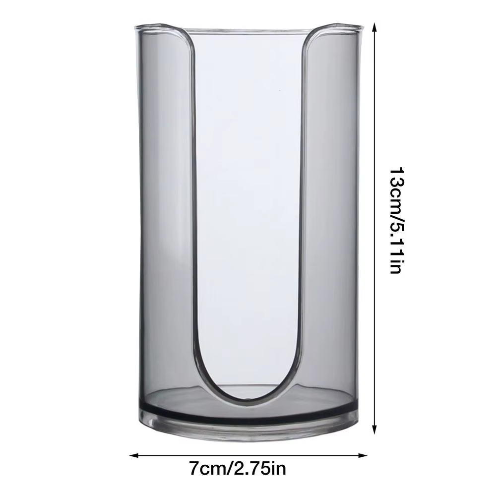 Distributeur de gobelets de salle de bains, porte-gobelet transparent et Durable, petit distributeur