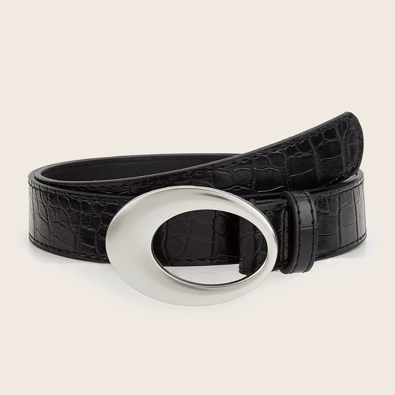 Ceinture Vintage lune étoile Punk décoration Couple Y2k boucle en métal hommes et femmes ceinture en