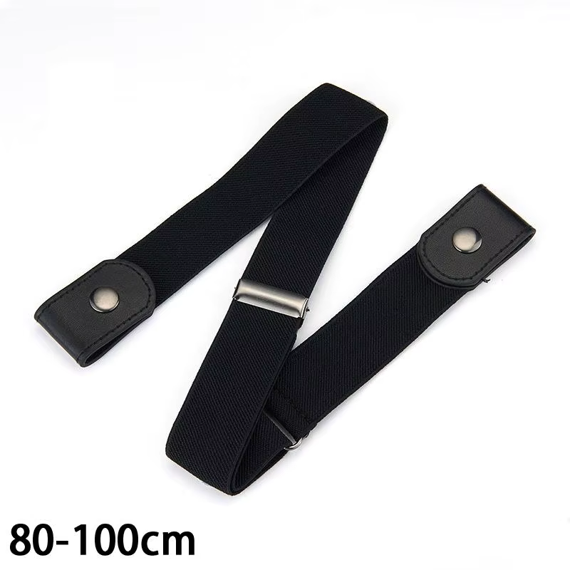 Ceinture élastique réglable et extensible, ceinture invisible sans boucle pour femmes et hommes, pou