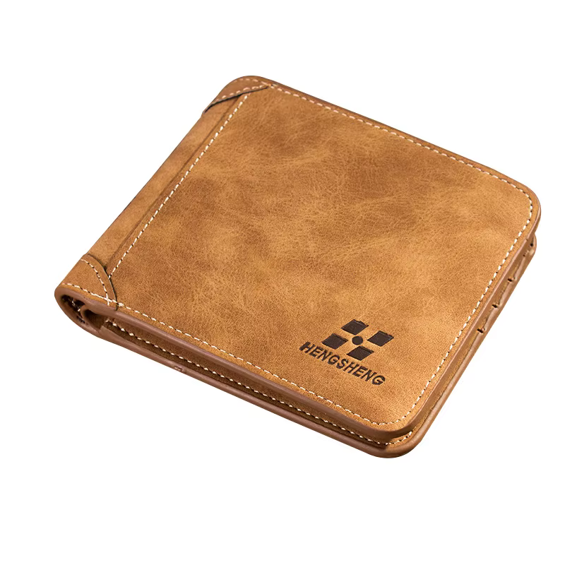 Nouveaux portefeuilles pour hommes, porte-cartes de crédit/identité, portefeuille vintage de marque 
