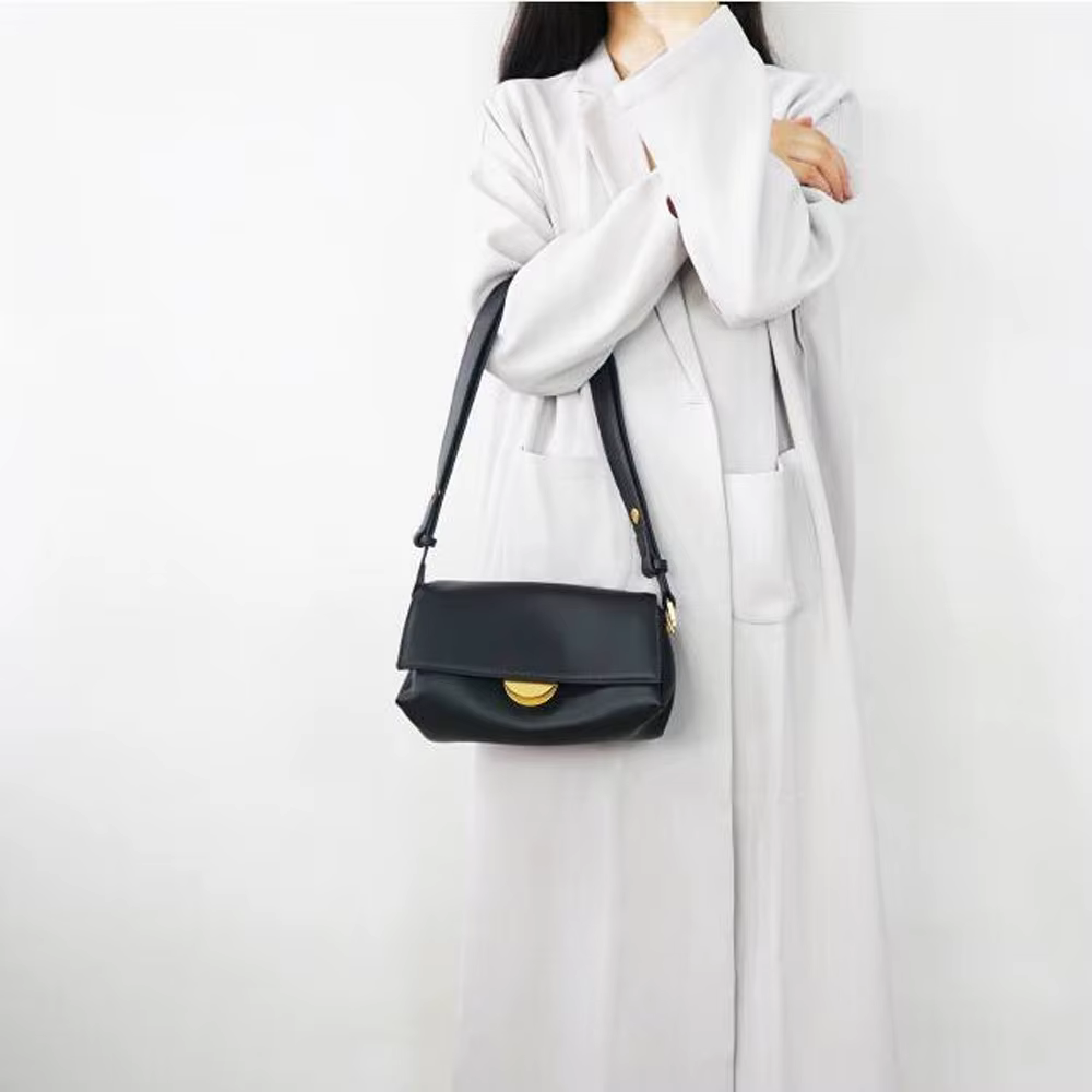 Sac à bandoulière en cuir pour femmes, sacs à bandoulière, plusieurs poches, sac à main à sangle rég
