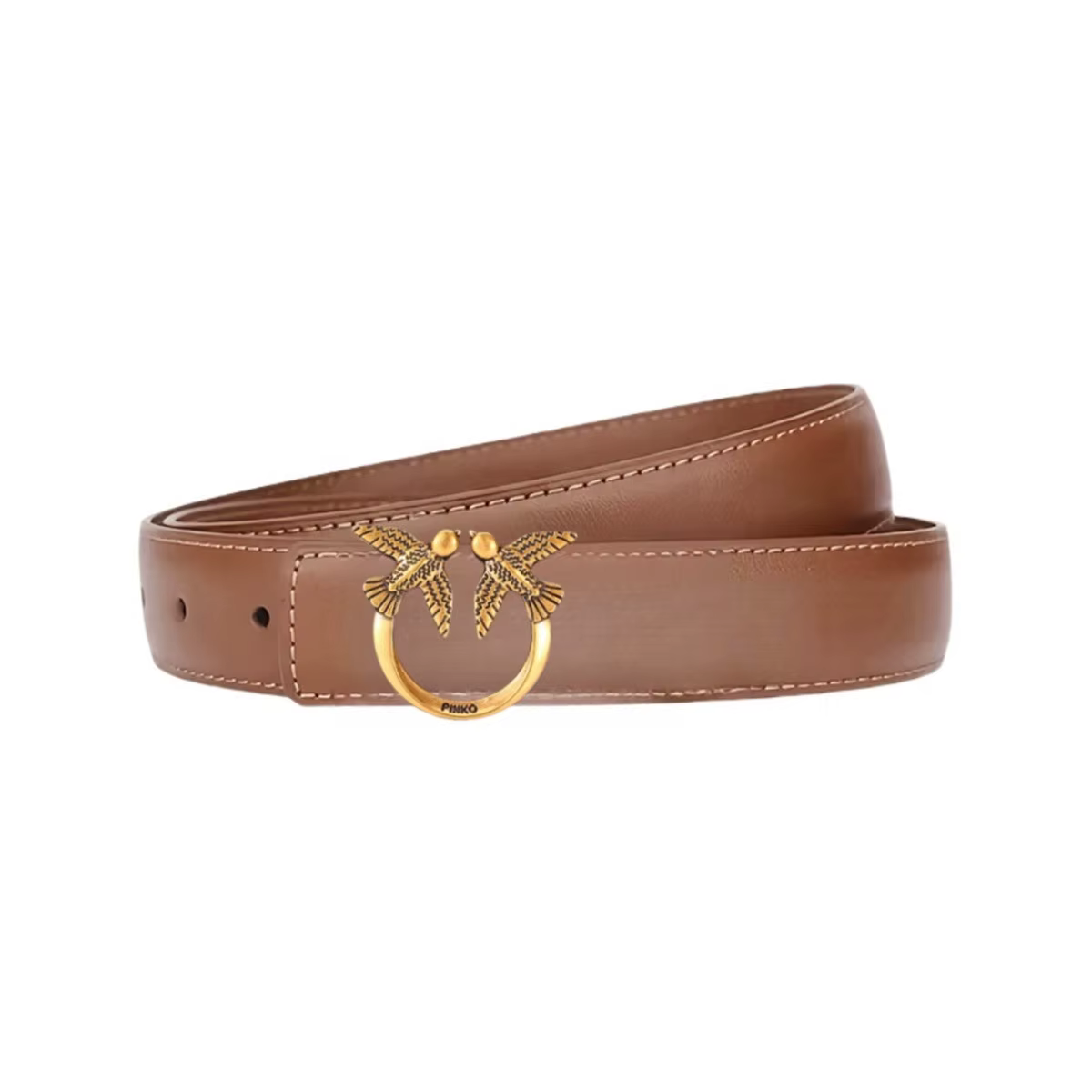 Ceinture de luxe Pinko pour femme 2026 en PU, design minimaliste, idéale pour le quotidien, les rend