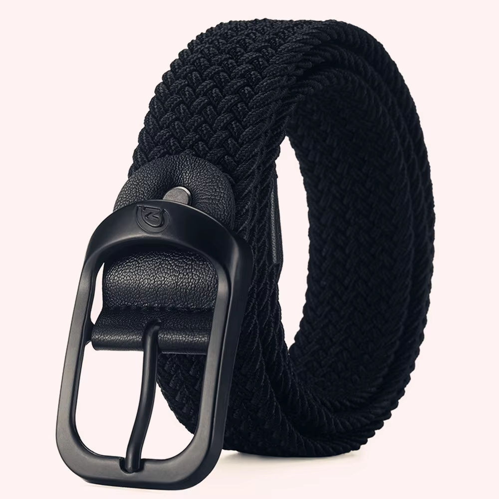 Ceinture élastique tissée décontractée pour hommes et femmes, ceinture de sport de plein air, pas be