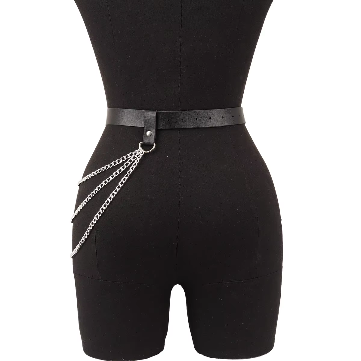Ceinture en cuir réglable pour femmes, chaîne de corps, harnais de taille Sexy, accessoire de chaîne