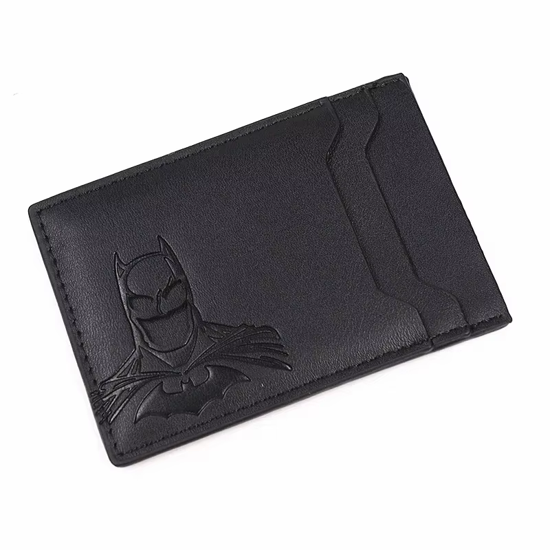 Portefeuille en cuir 2026 pour homme - Porte-cartes personnalisé masque de super-héros, porte-identi