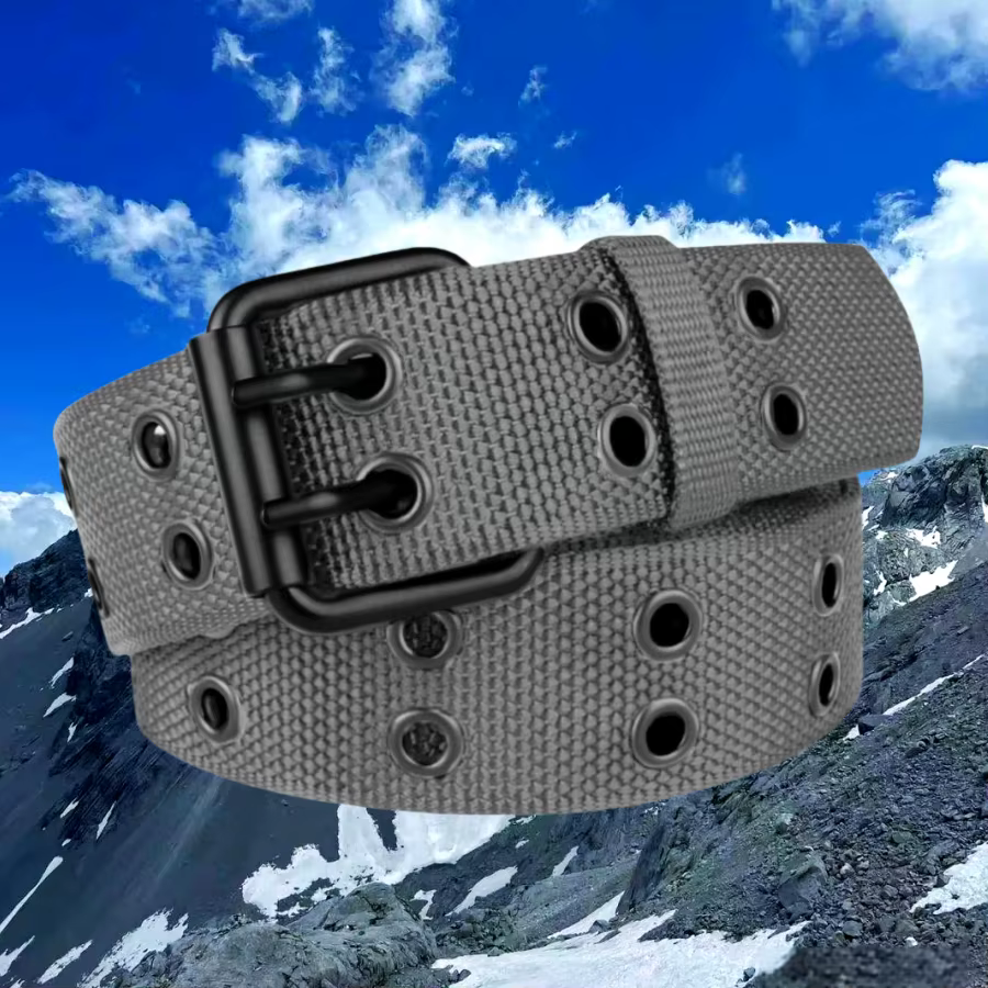 Ceinture en tissu Nylon respirant pour hommes, ceinture de sport en plein air, boucle à ardillon, po