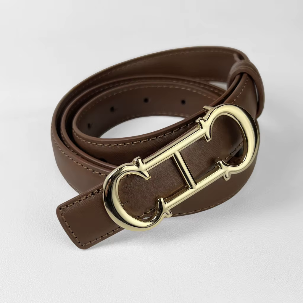Ceinture de style célébrité d'Internet, nouvelle ceinture haut de gamme pour femme, idéale avec un j