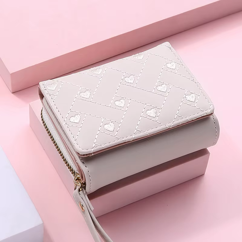 Portefeuilles pour femmes Kawaii mignon portefeuille de luxe concepteur dame portefeuille rose sac à