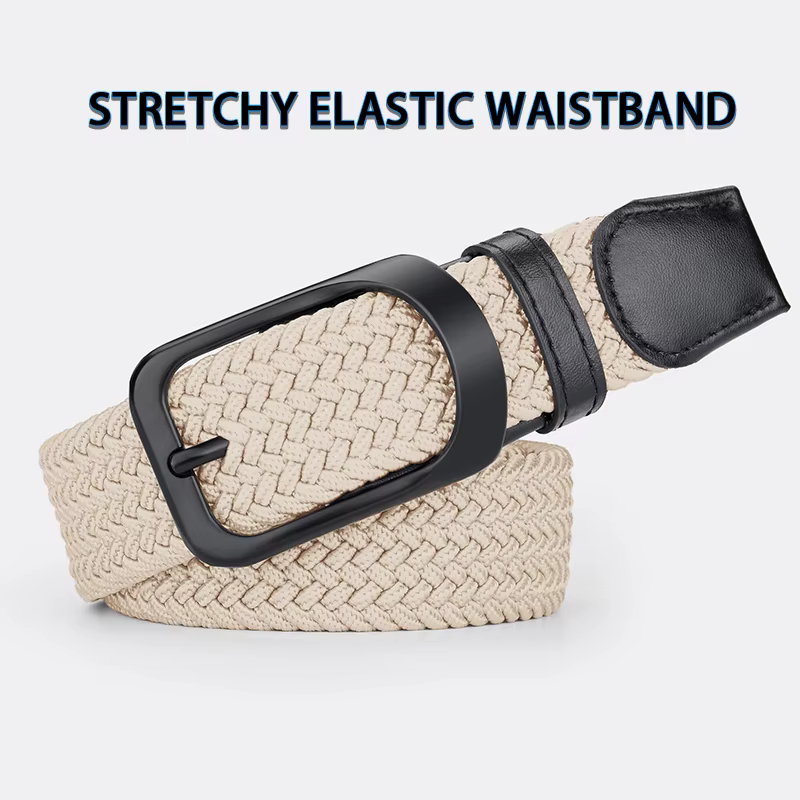 Ceintures élastiques unisexes pour hommes et femmes, ceinture minimaliste avec jeans, ceintures à br