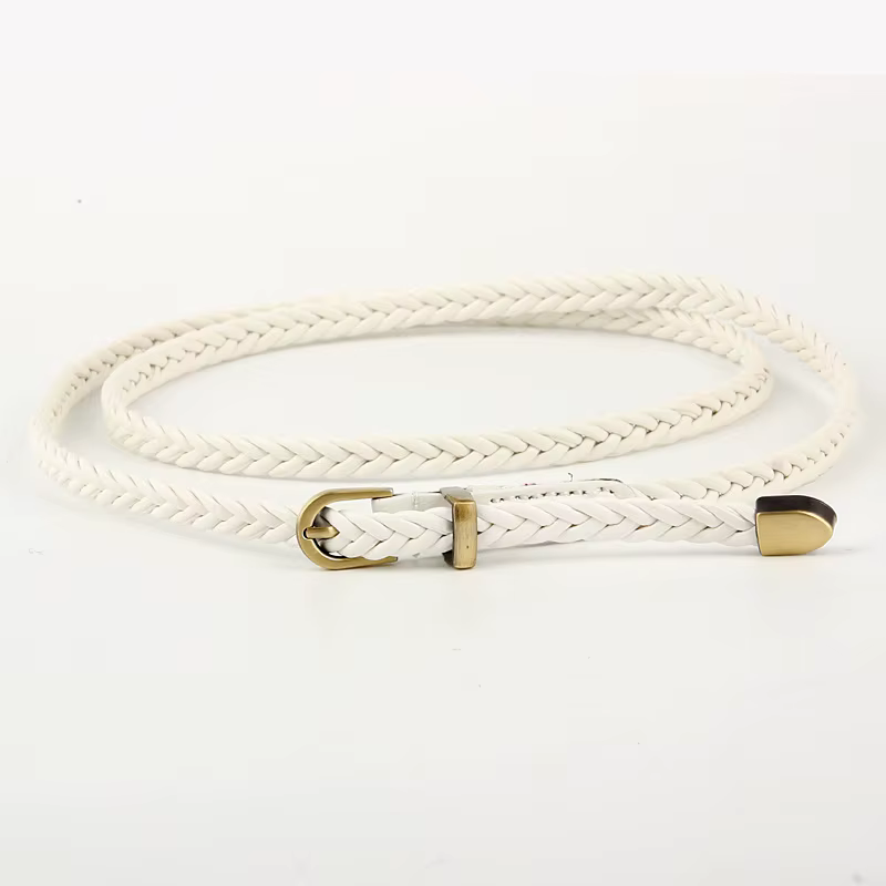 Ceinture fine rétro décontractée pour femme, ceinture décorative pour robe, chemise, vêtements, ULà